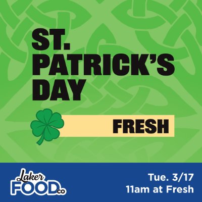 St. Patrick's Day Lunch at Fresh
